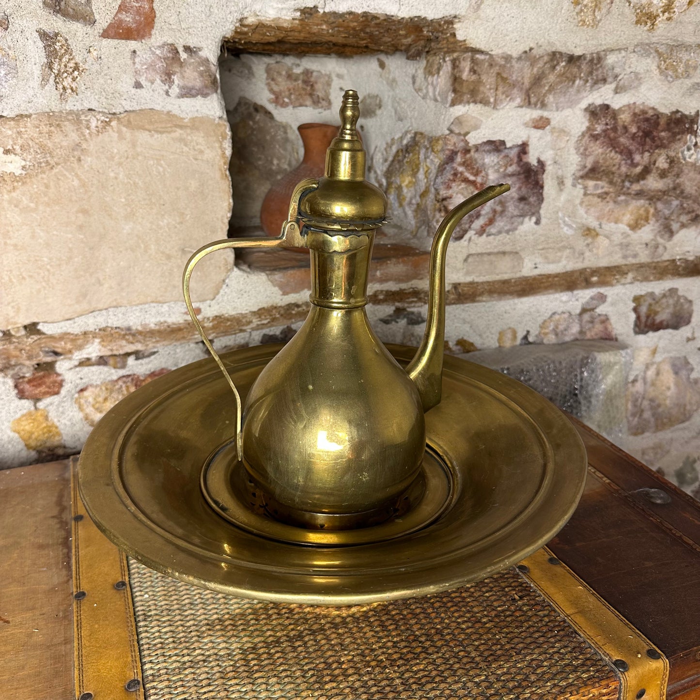 OSMANLI - RUS İŞİ İBRİK TAKIMI, Pirinç 19YY.