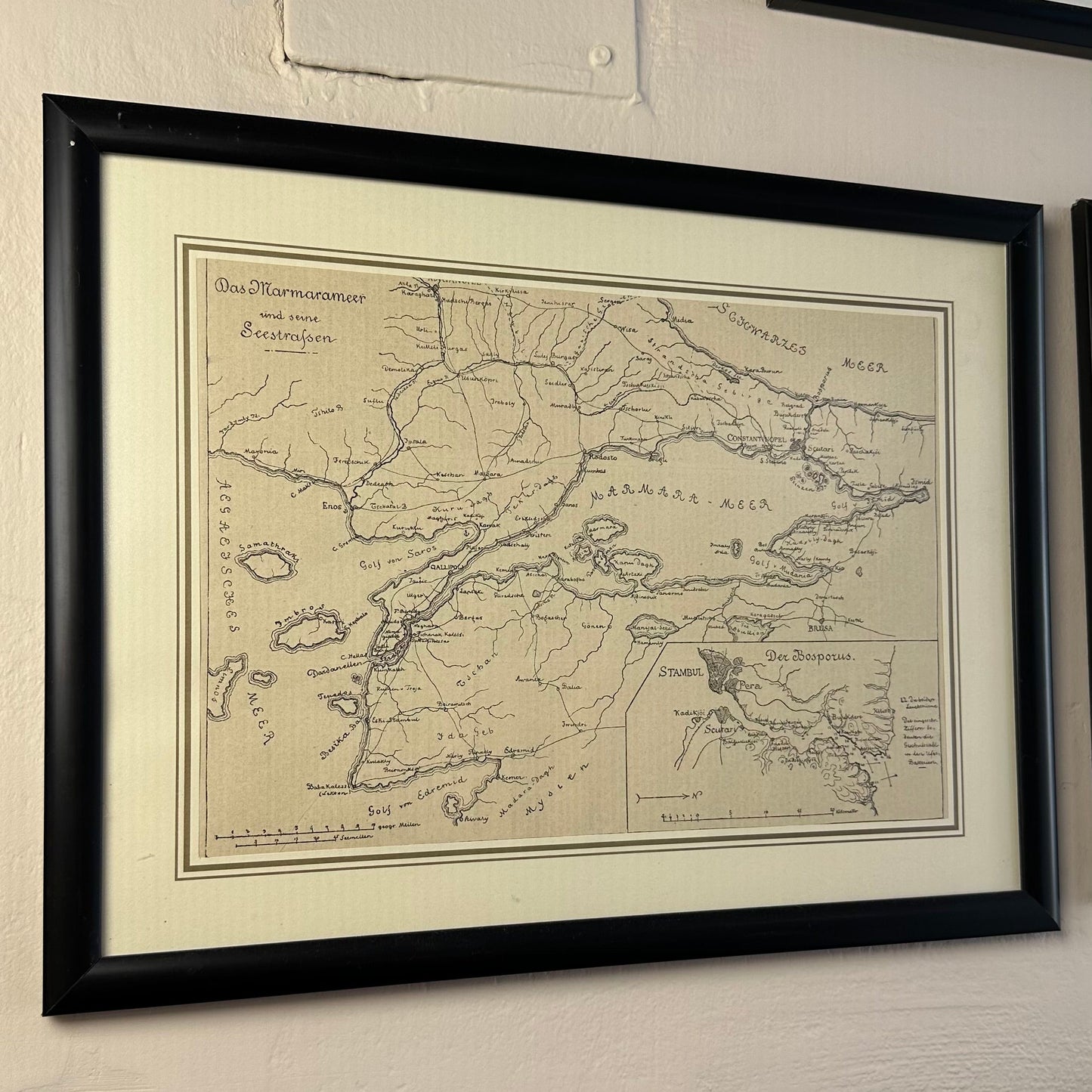 MARMARA DENİZİ - EDREMİT KÖRFEZİ - AYVALIK - 1878 - 32X24cm