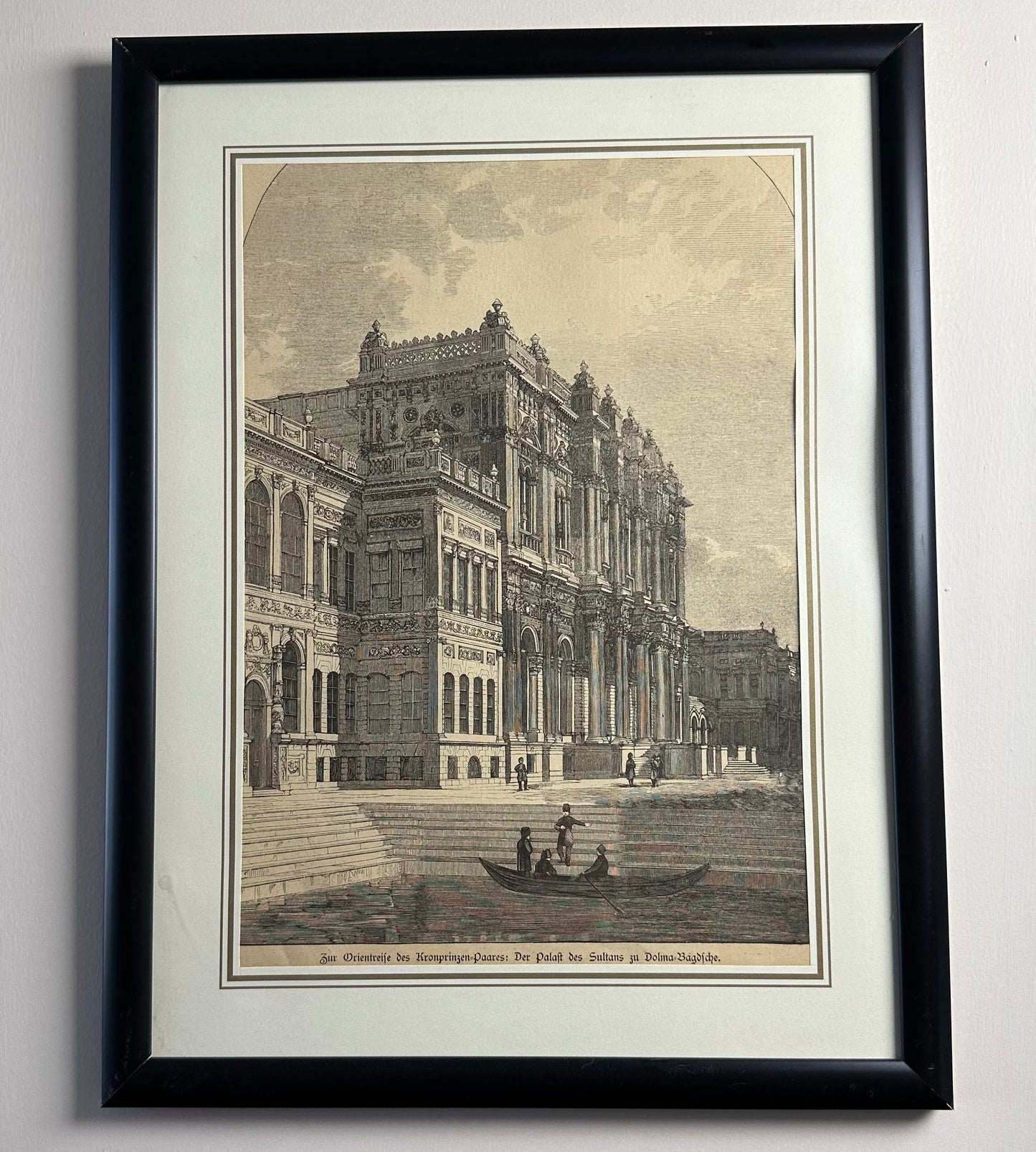 DOLMABAHÇE PALACE - Shores de Bosphore - 34x24cm