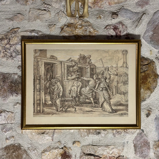 TANRISAL SAHNE - Alfred Rethel - (1816-1859)