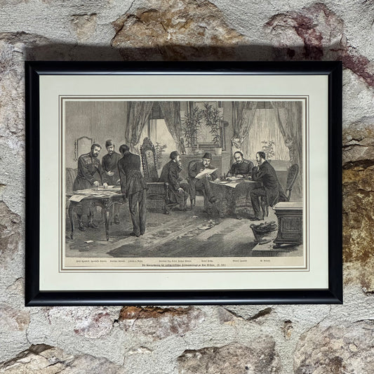 AYASTEFANOS ANTLAŞMASI GÖRÜŞMELERİ - Saffet Paşa,Sadullah Bey, Kont Nikola İgnatieff, General A.Nelidof - 1878