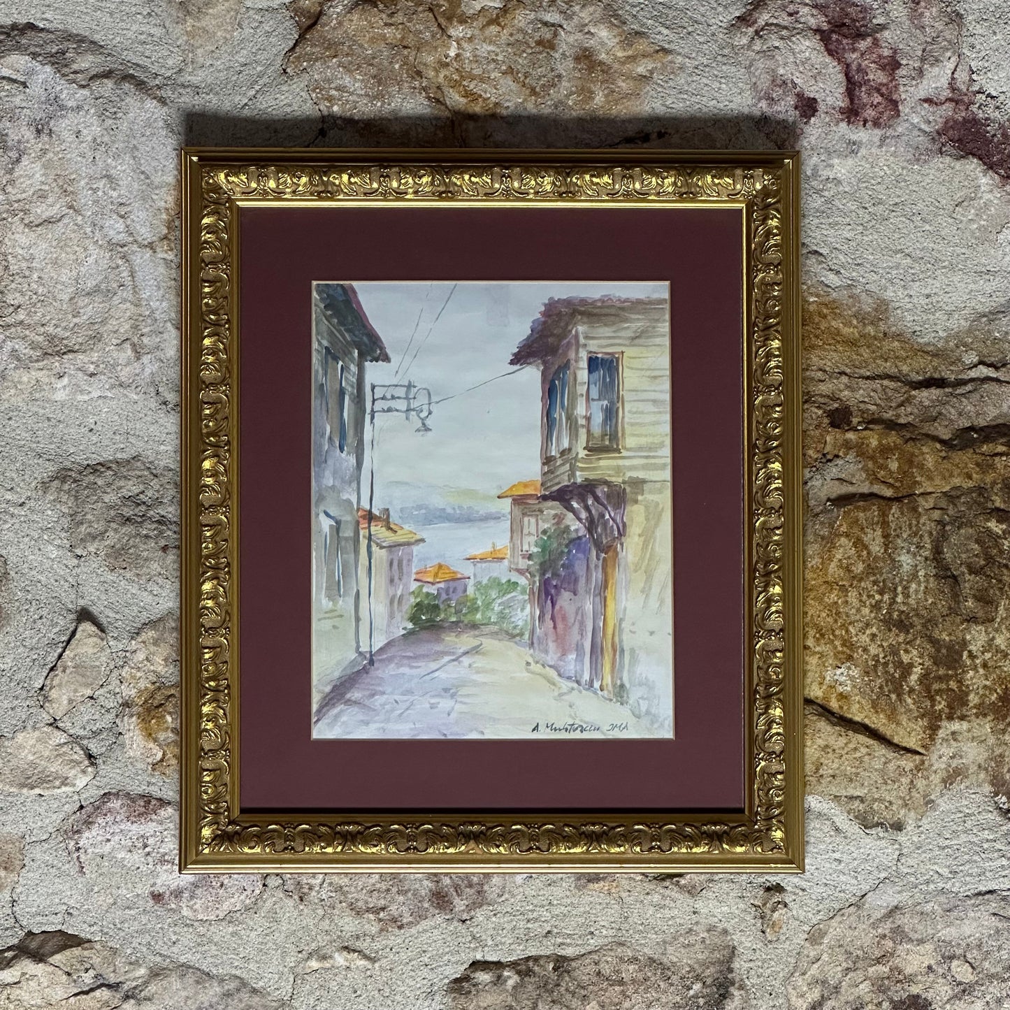 SALACAKTA SOKAK - MUHARREM OMA - SULU BOYA