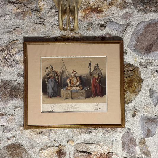 OSMAN GAZİ - Osmanlı Devleti Kurucusu, Akçakoca Bey,Konuralp Bey - Osmanlıca ithaflı - 19 YY.