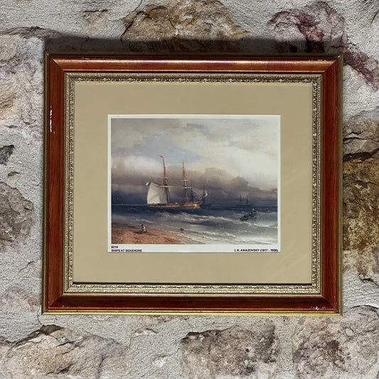 SHIPS AT SEASHORE - 1850