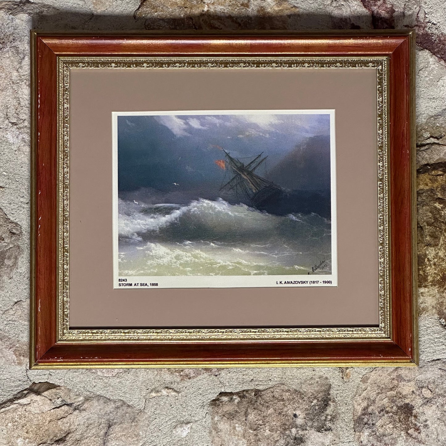 STORM AT SEA – 1858