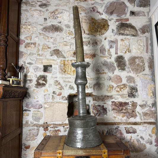 OSMANLI HAVAN ŞAMDANI - KAD VAKFI HAZA EŞ ŞAMDAN SAHİP ÜL HAYRAT TABAK OĞLU ALİ BEŞE - ÇAY MAHALLESİ - Konaklarda - Mahalle Evlerinde kullanılır - 1199 / 1783