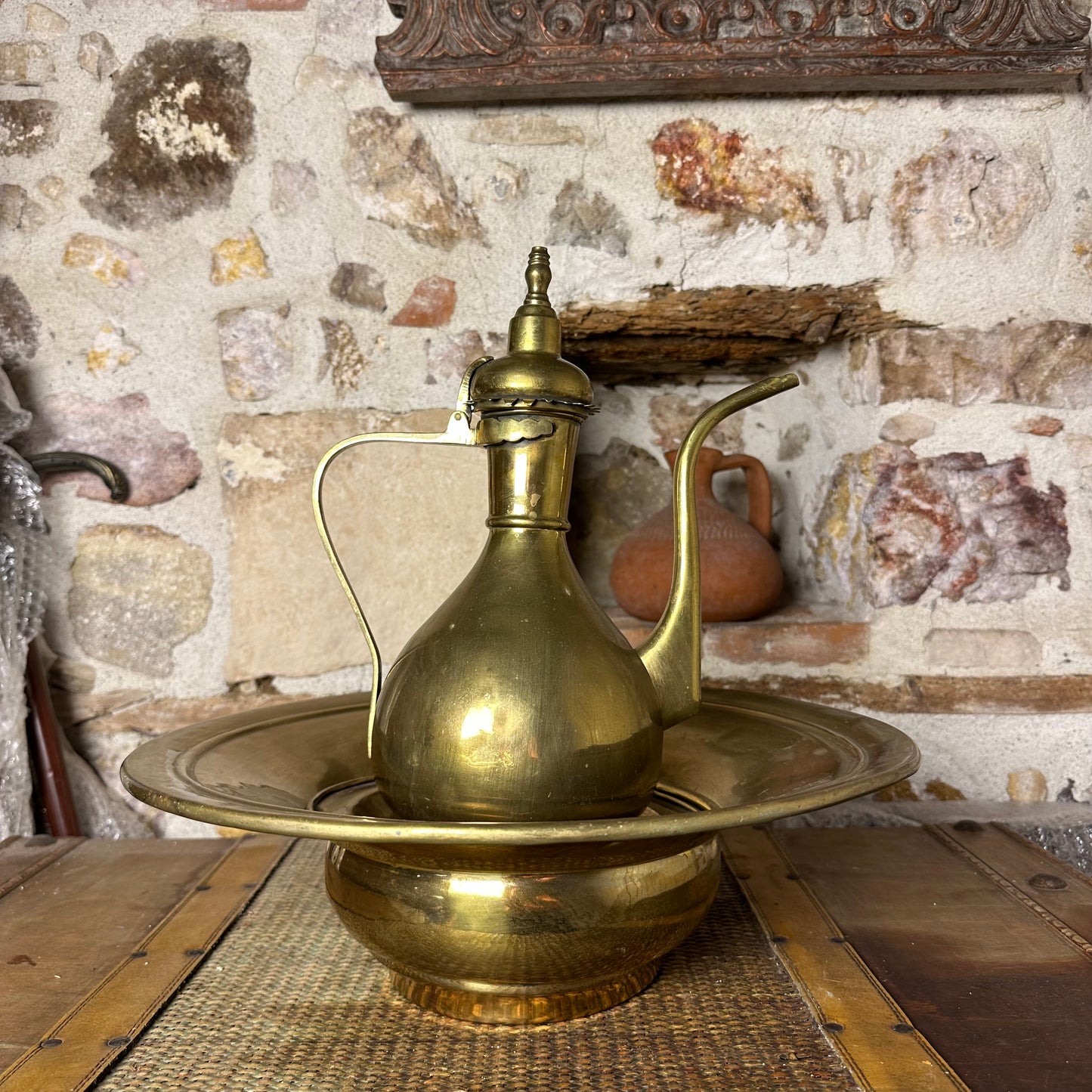 OSMANLI - RUS İŞİ İBRİK TAKIMI, Pirinç 19YY.