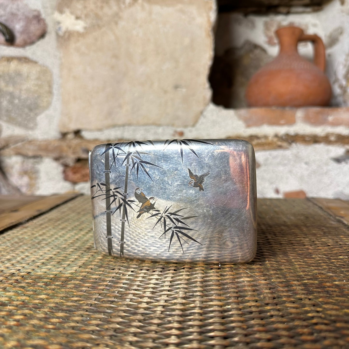 JAPON SİGARA TABAKASI - MEIJI DÖNEMİ - 950 AYAR